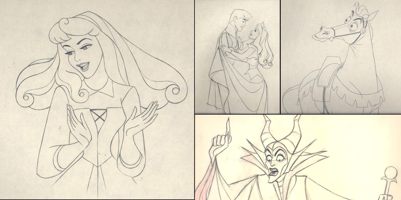 1400x700 The Art Of Sleeping Beauty 100 Original Drawings And Sketches - Disney Sleeping Beauty Sketch