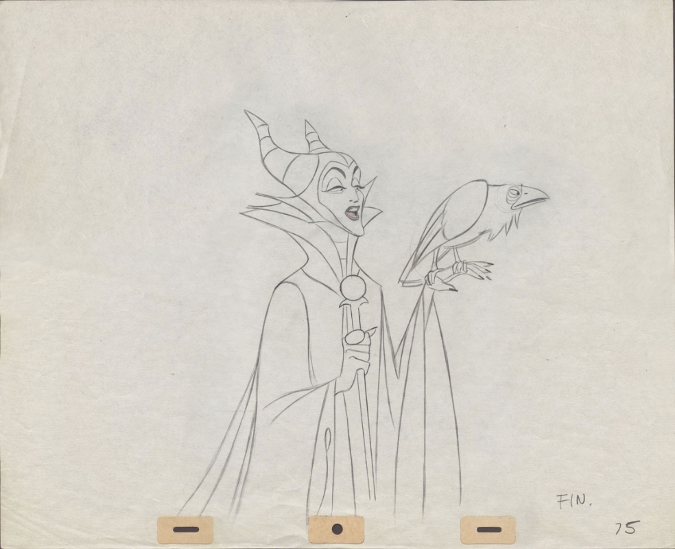 984x800 Disney, Sleeping Beauty, Original Production Drawing, In Avi - Disney Sleeping Beauty Sketch