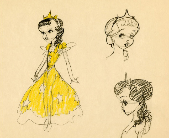 708x579 The Art Of Snow White And The Seven Dwarfs Concept Art World - Disney Snow White Sketches