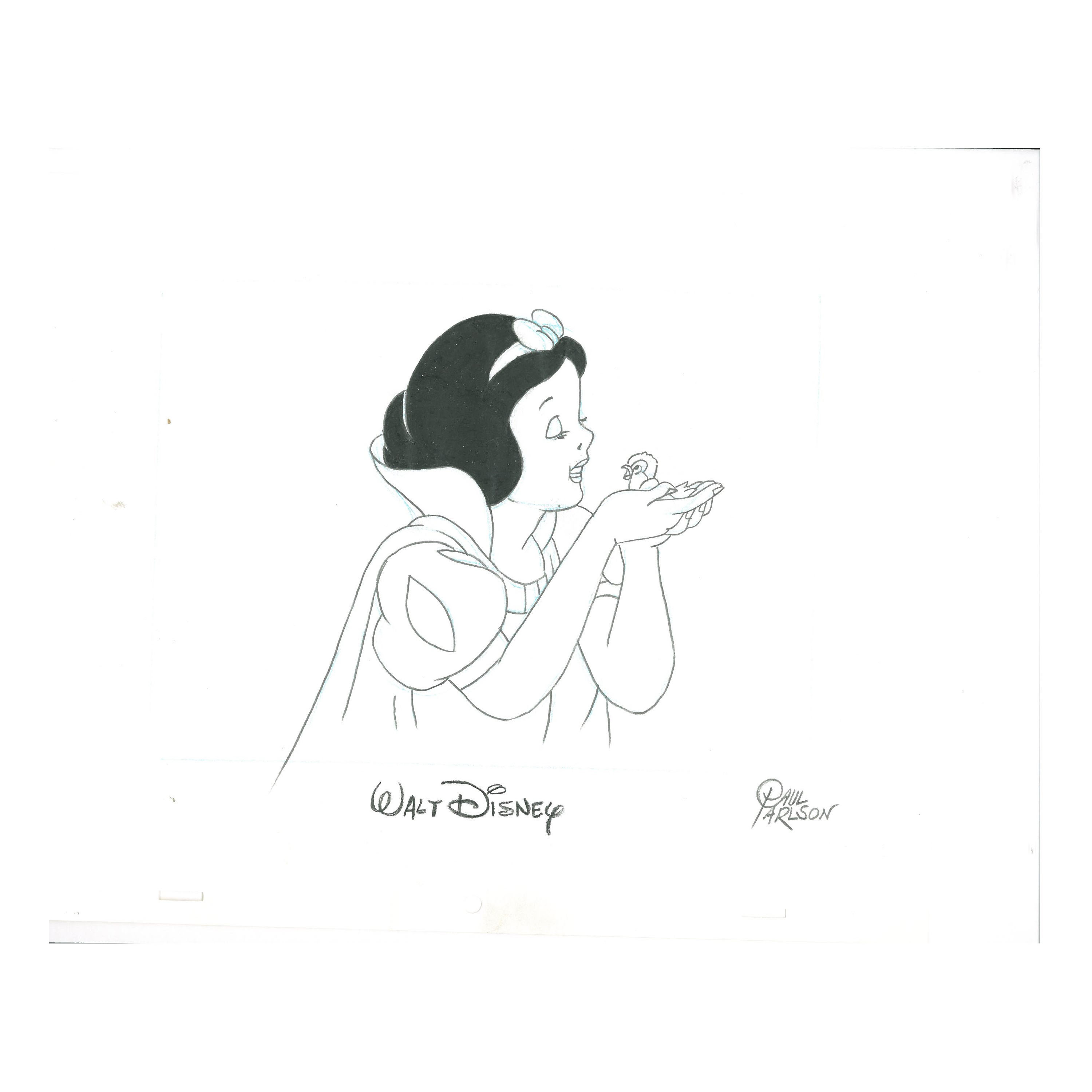 3000x3000 Walt Disney Sketch Snow White - Disney Snow White Sketches