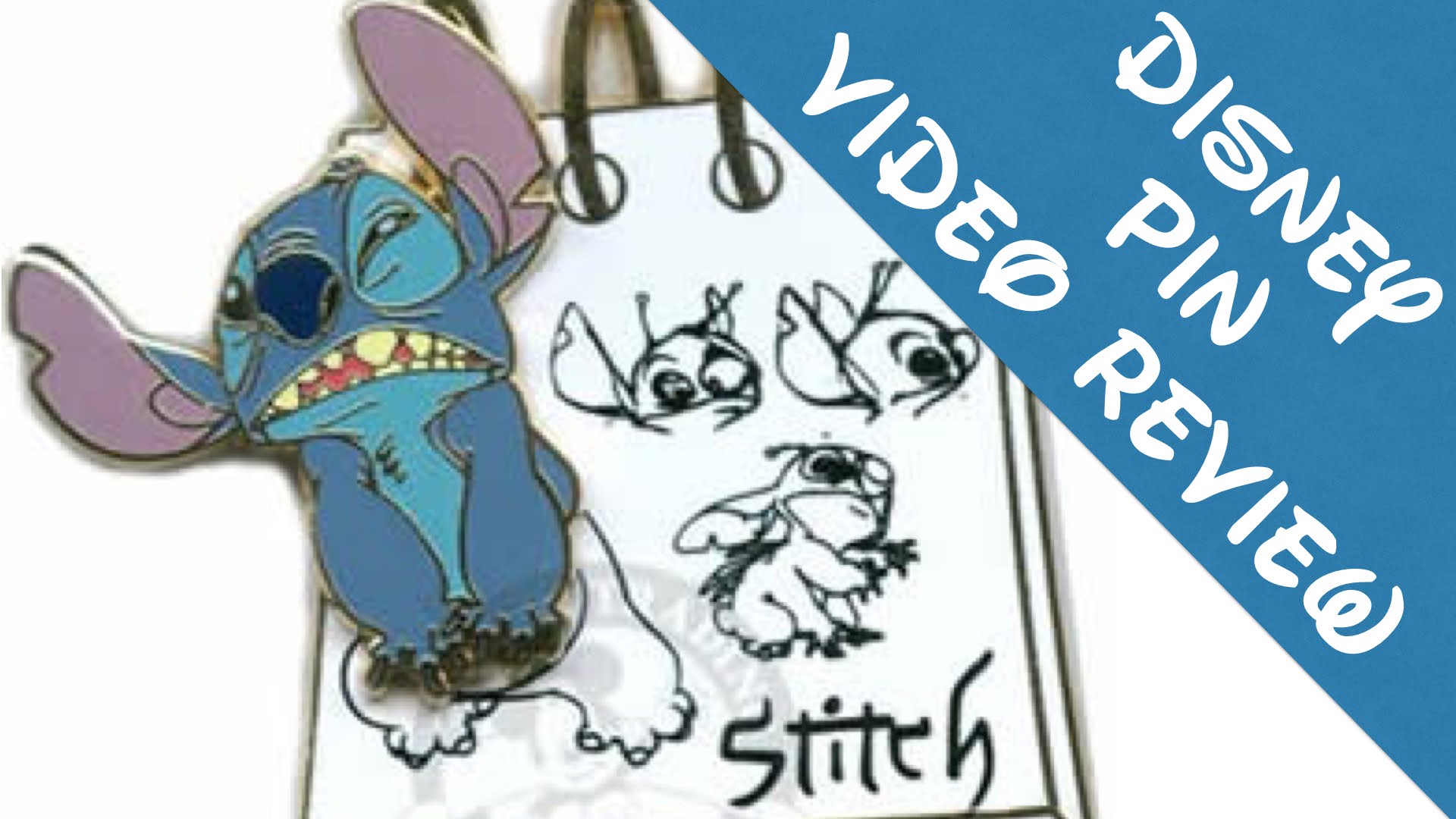 1920x1080 Stitch Sketch Pad Collection Disney Pin Trading Video Review - Disney Stitch Sketch