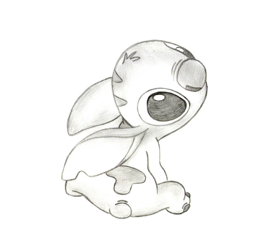 932x858 Stitch Sketch By Cookiecruise - Disney Stitch Sketch