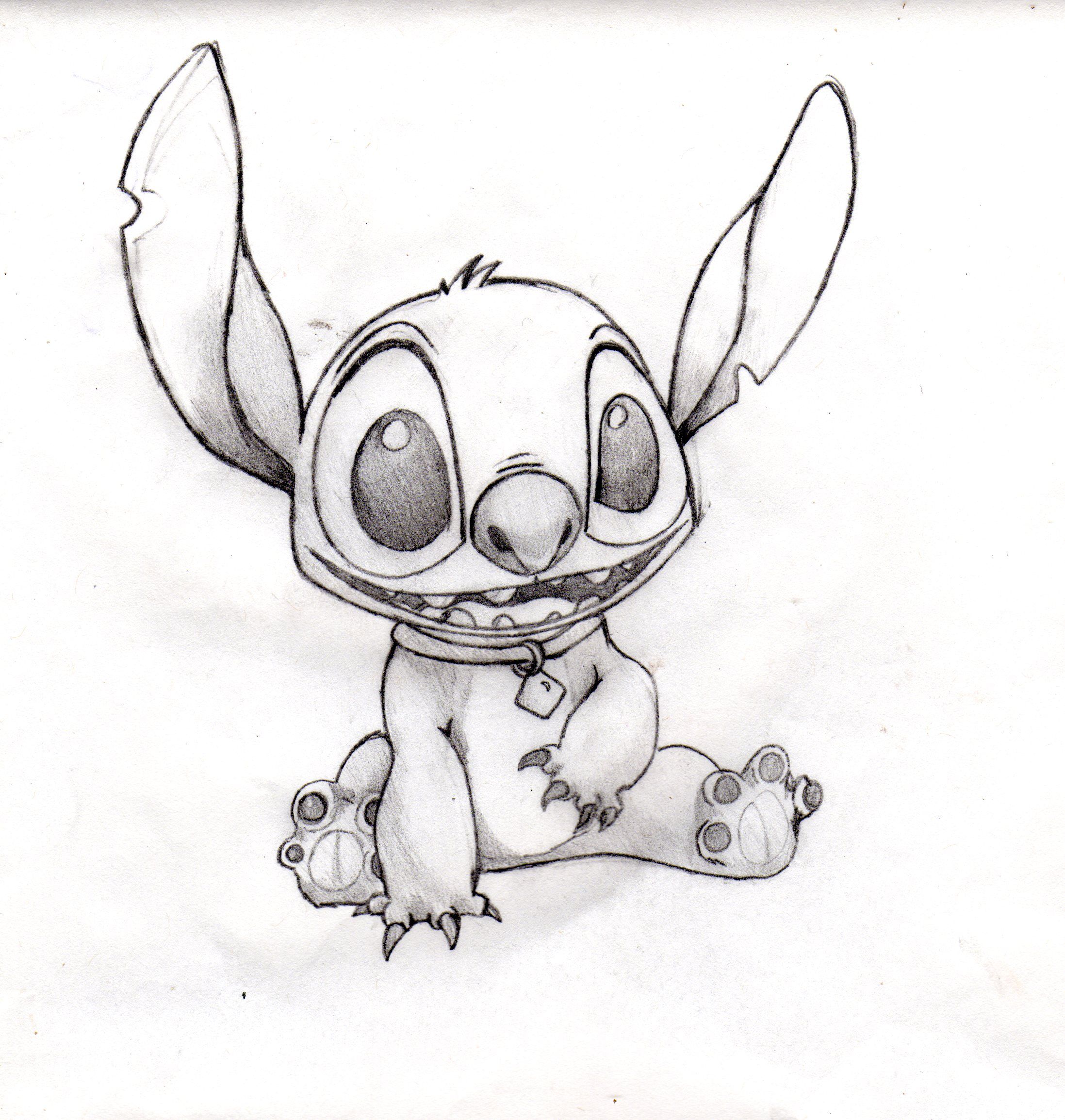 2195x2308 Cool Drawings - Disney Stitch Sketch