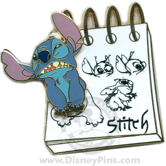 340x340 Disney Stitch Pin - Disney Stitch Sketch