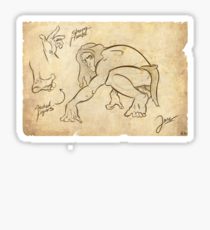 210x230 Disney Tarzan Stickers Redbubble - Disney Tarzan Sketches