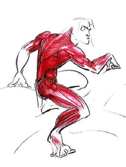 489x650 Living Lines Library Tarzan (1999) - Disney Tarzan Sketches