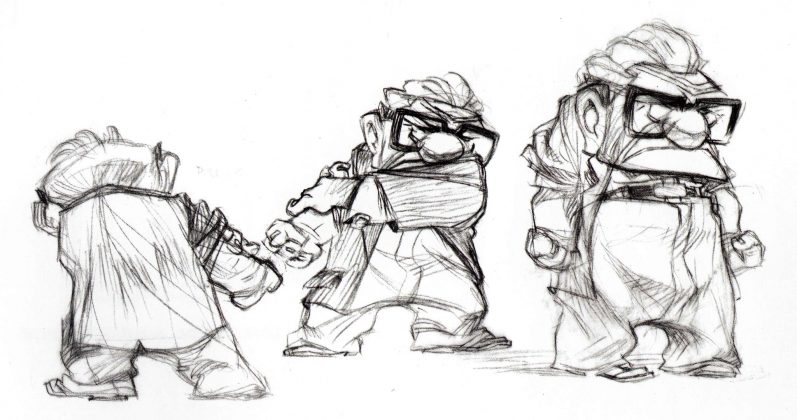 797x420 Up. Pixar Planet.fr - Disney Up Sketch
