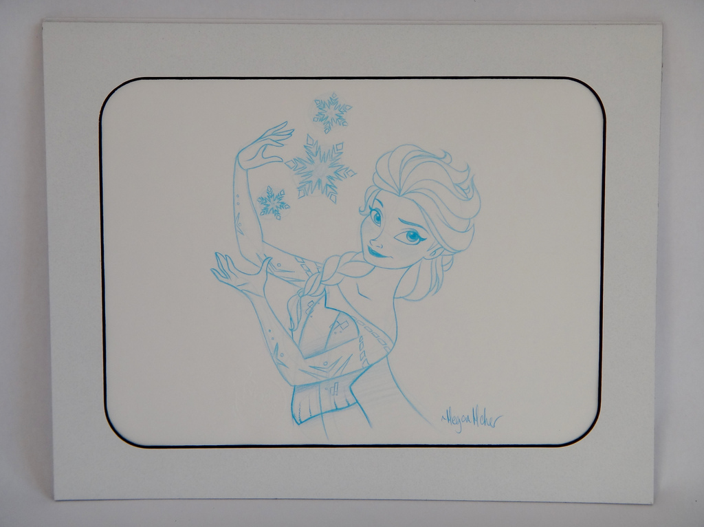 1024x766 Frozen Character Sketch - Disney World Sketch