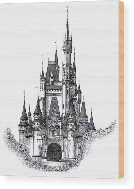 Disney World Sketch at PaintingValley.com | Explore collection of ...