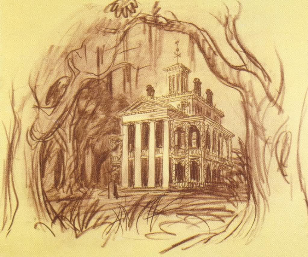1023x854 Ken Anderson Haunted Mansion Wiki Fandom Powered By Wikia - Disneyland Sketch