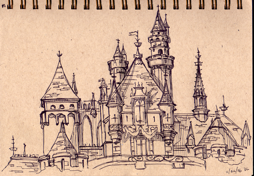 995x689 Rice Patties Disneyland Sketches - Disneyland Sketch