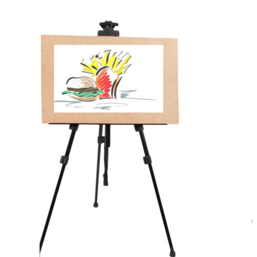 500x500 Tripod Easel Display Stand Art Artist Sketch Painting Exhibition - Display Sketch
