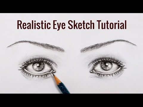 480x360 Diy Pencil Sketching Tutorial How To Draw Realistic Eyes Sketch - Diy Sketches
