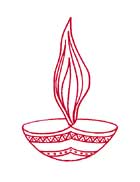 140x182 Lamps Clipart Diya - Diya Sketch