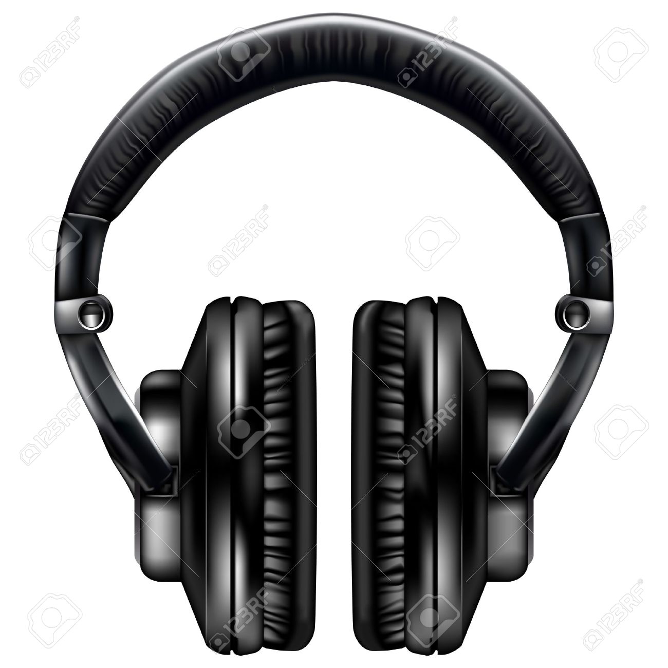 1300x1300 Headphone Clipart Dj Turntable ~ Frames ~ Illustrations ~ Hd - Dj Headphones Sketch