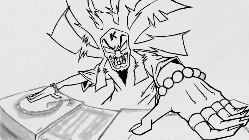 800x450 Dj Professor K ~early Sketch Version 2~ By Setnaro - Dj Sketch