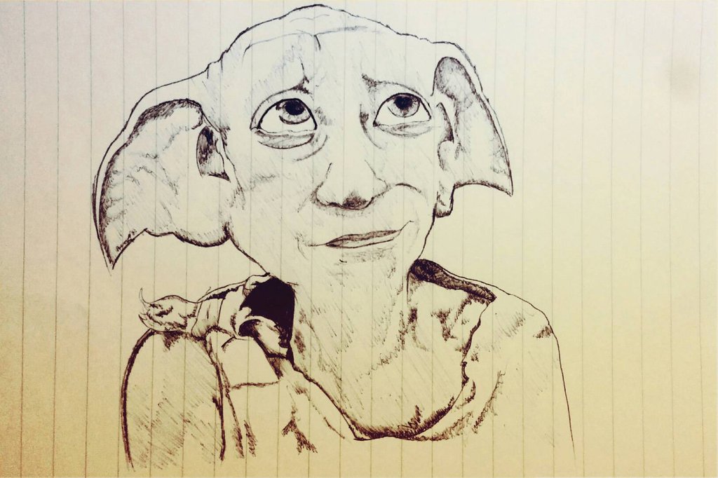 1024x682 Dobby Sketch By D Beyond - Dobby Sketch