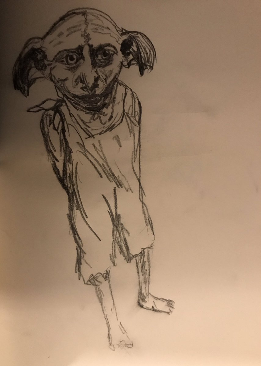 855x1200 Mairi On Twitter - Dobby Sketch