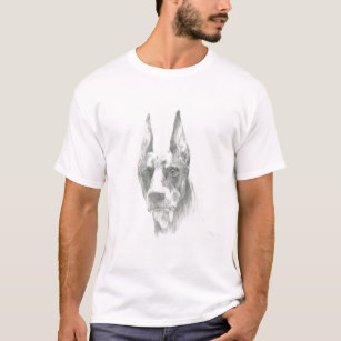 307x307 Doberman Gifts On Zazzle - Doberman Sketch