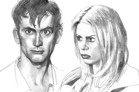 450x300 Massive Doctor Who Portrait Project Stephen Bailey Cultural - Doctor Who Sketch