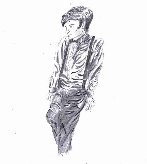 500x560 Mechanical Pencil Sketch Of The Doctor. Might Try Again To Draw - Doctor Who Tardis Sketch