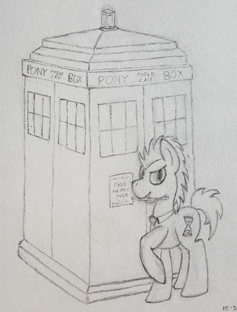 778x1026 Sketch - Doctor Who Tardis Sketch