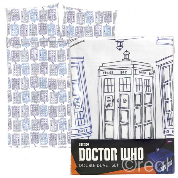 600x600 Bbc Doctor Who All Over Sketch Check Tardis Print - Doctor Who Tardis Sketch