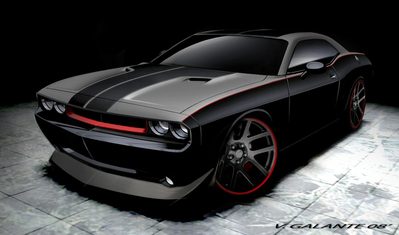 1280x755 Dodge Challenger Blacktop Concept Autopedia Fandom Powered By - Dodge Challenger Sketch