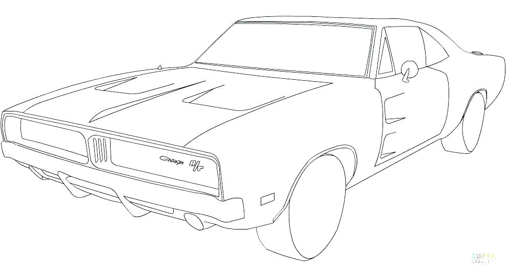 Dodge Challenger Sketch At Paintingvalley Com Explore Collection Of Dodge Challenger Sketch