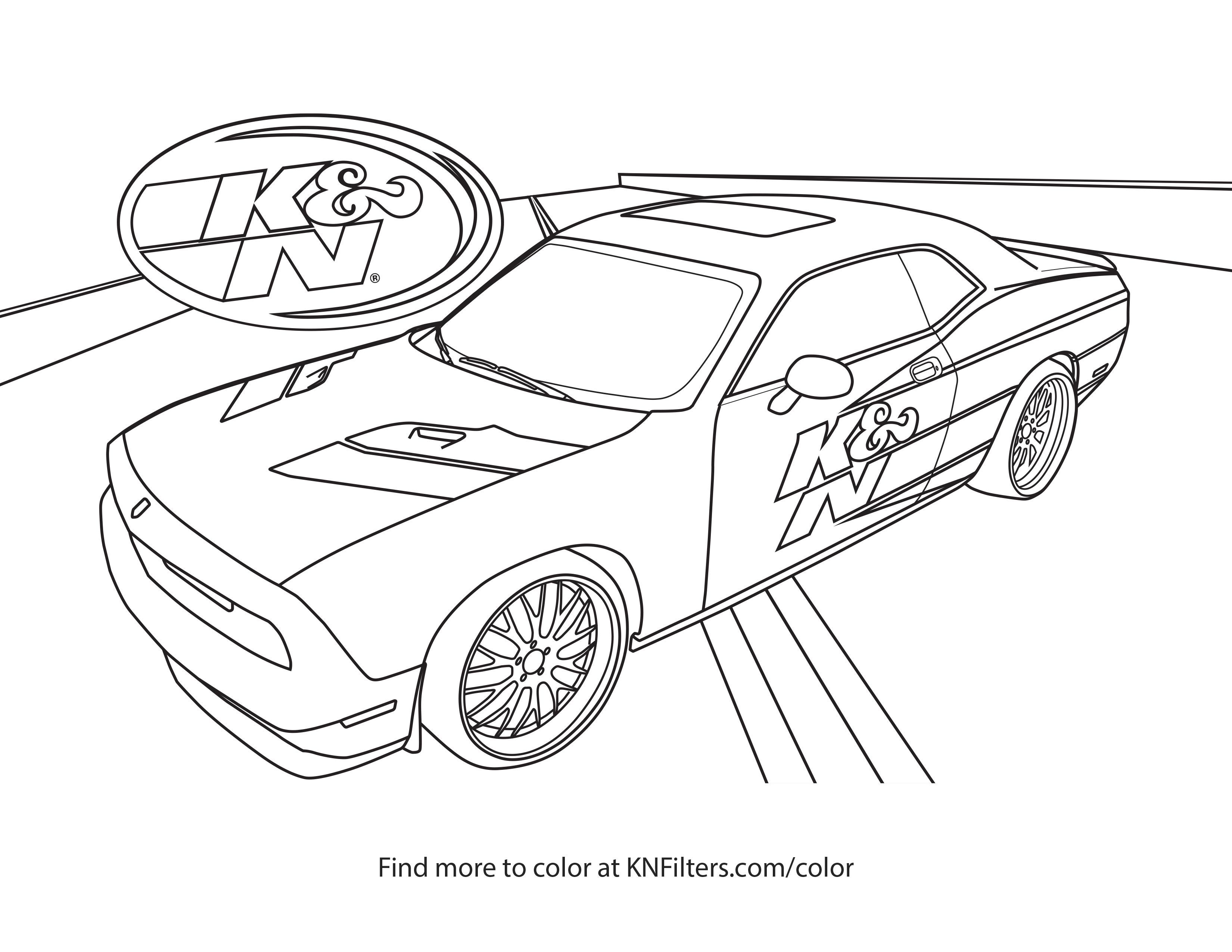 3300x2550 Dodge Challenger Coloring Pages To Print Free Coloring Books - Do...