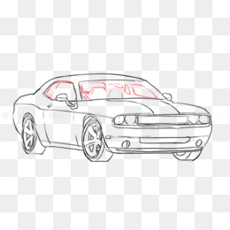 260x260 Free Download Car Door Sketch Product Design Motor Vehicle - Dodge Challenger Sketch