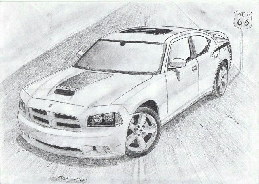 900x639 Dodge Charger Srt8 Superbee - Dodge Charger Sketch