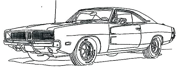 600x235 Dodge Ram Coloring Pages 2200650 - Dodge Ram Sketch