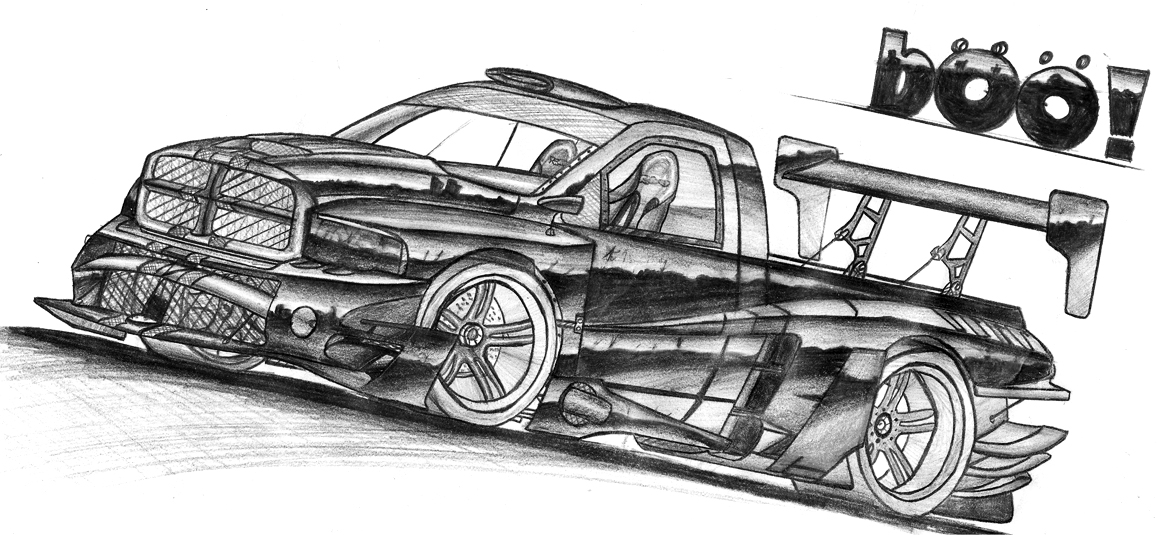 1157x535 Dodge Ram Srt10 By Battle Cry Tr - Dodge Ram Sketch