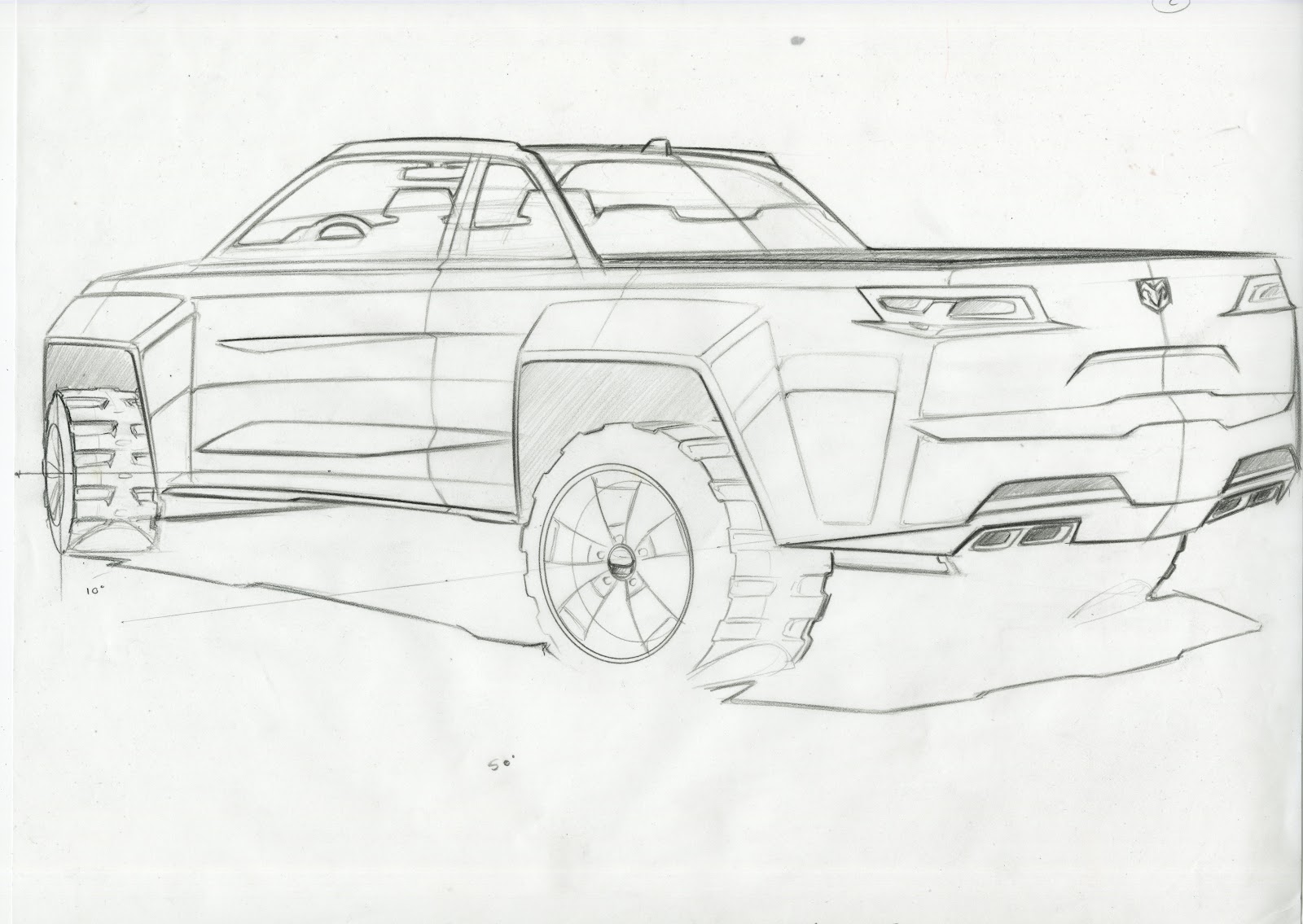 1600x1135 Dodge Ram Sketches Dr3 Viscom - Dodge Ram Sketch