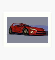 210x230 Dodge Sketch Art Prints Redbubble - Dodge Sketch