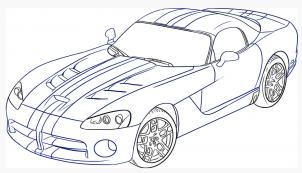 302x173 Dodge Viper Sketch By Marcusmccloud100 - Dodge Viper Sketch