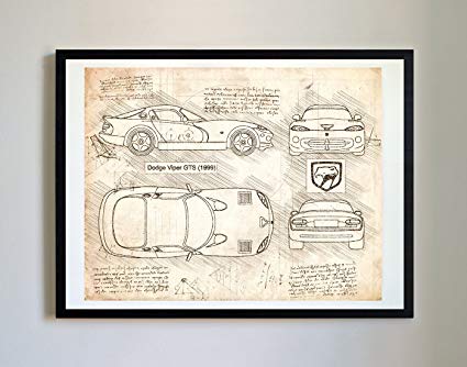 Dodge Viper Sketch at PaintingValley.com | Explore collection of Dodge ...