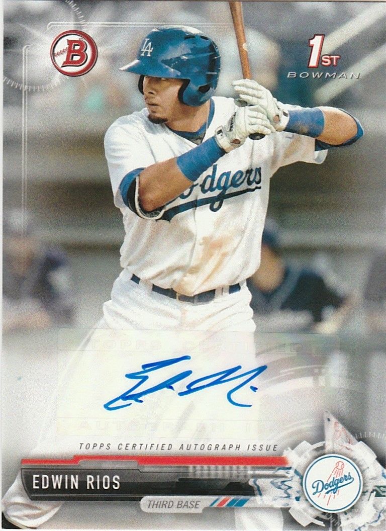 768x1056 2017 Bowman Baseball - Dodgers Sketch