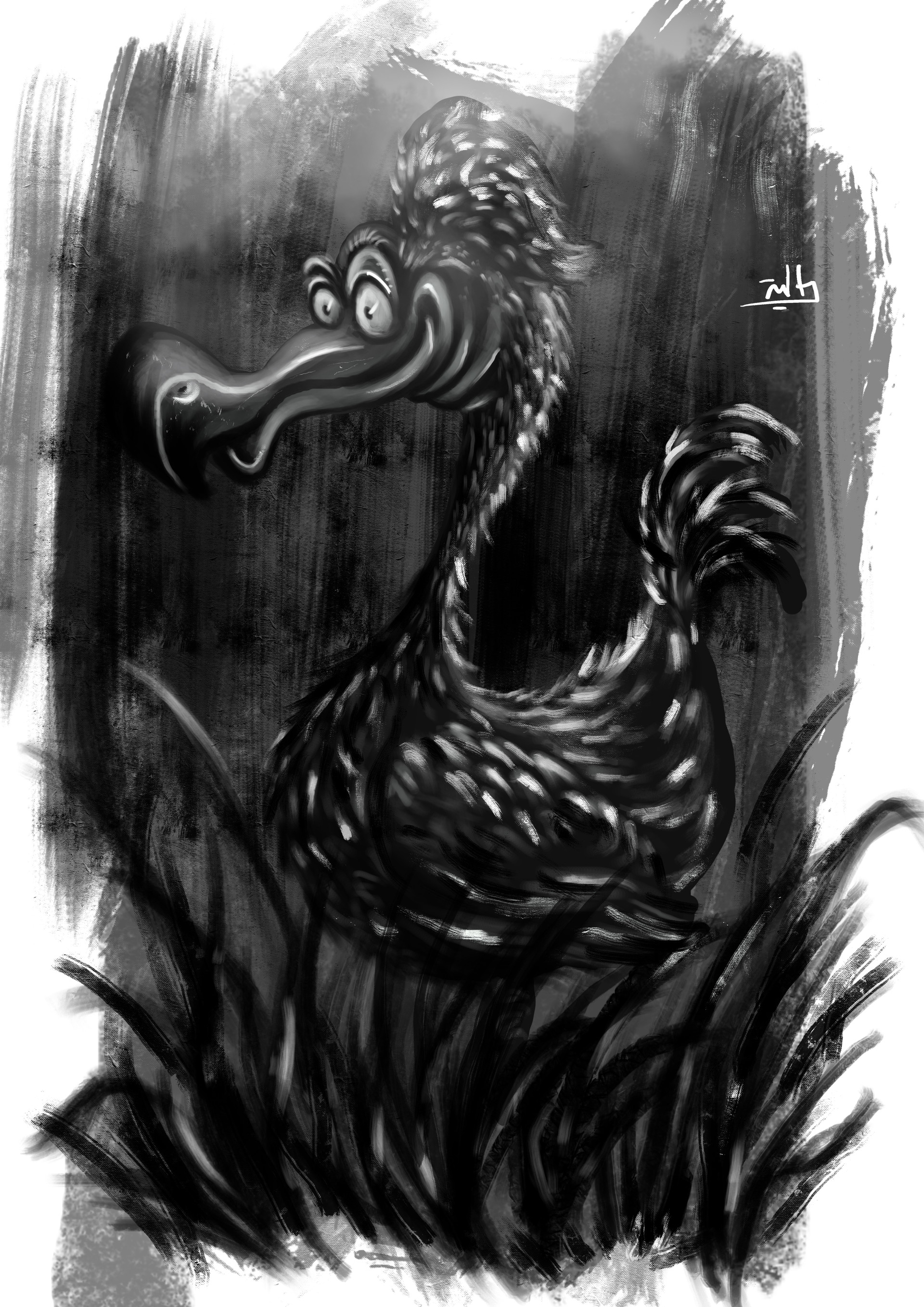 1920x2716 Dalia Kamel - Dodo Bird Sketch