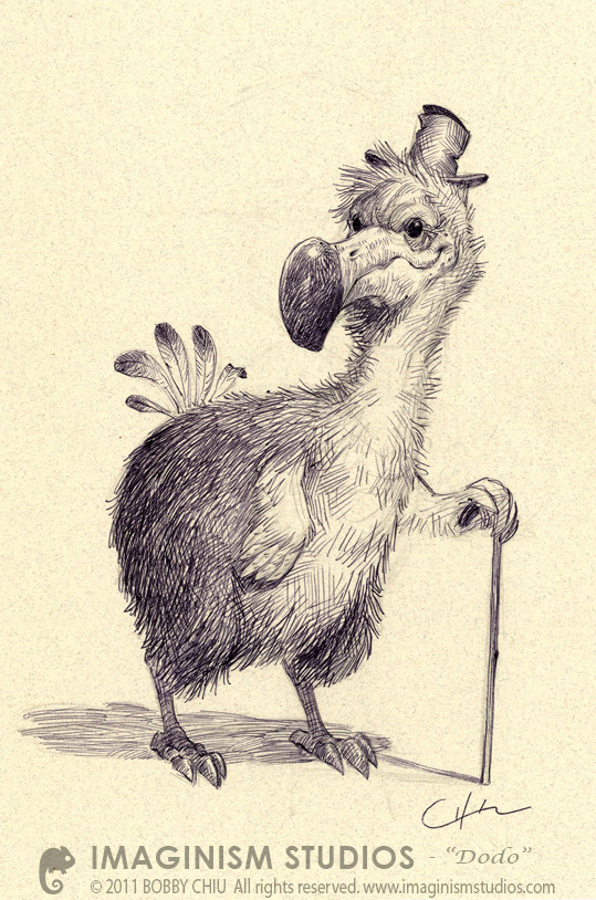 539x814 Dodo By Imaginism - Dodo Sketch