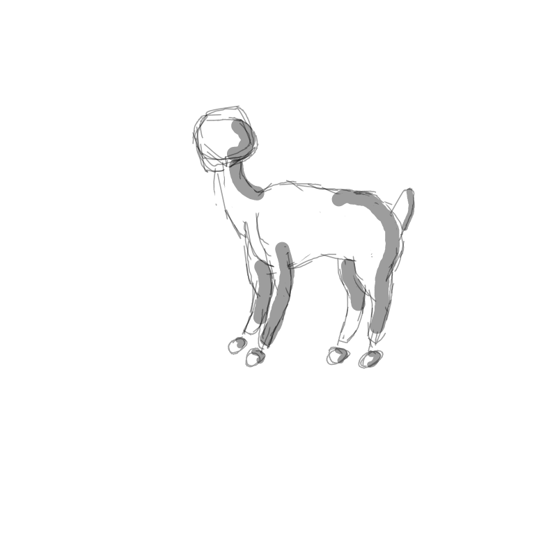 800x800 Doe Koodle Sketch Animation By Halfskitty703 - Doe Sketch