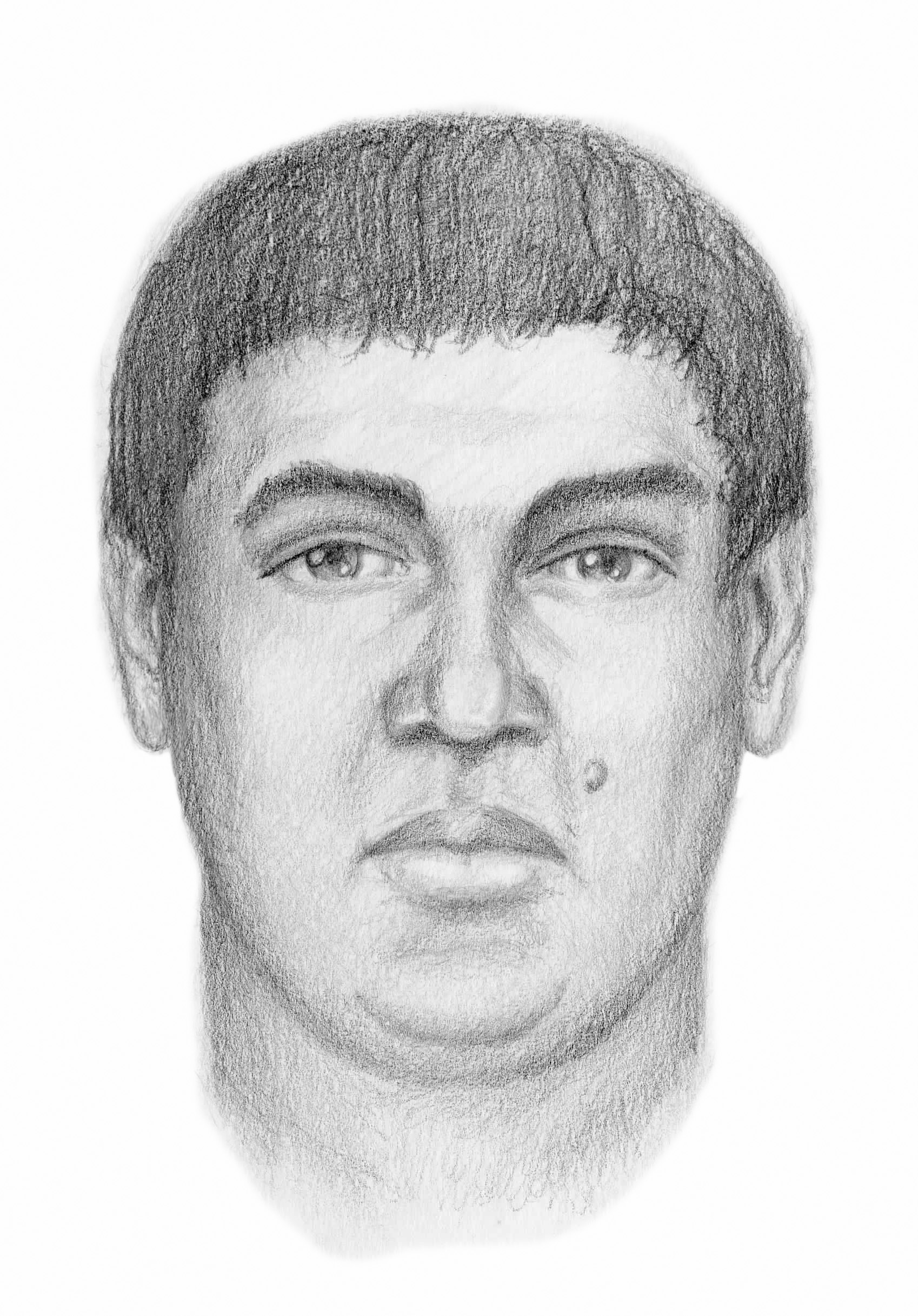 1698x2433 Unknown Suspect - Doe Sketch
