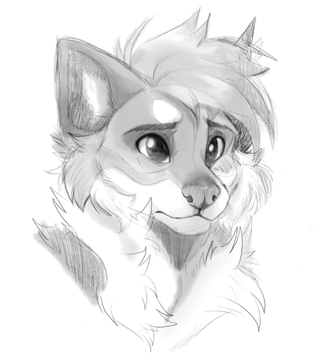 1090x1200 Weird Doe On Twitter Pencil Bust Sketch For @misumutt Httpst - Doe Sketch