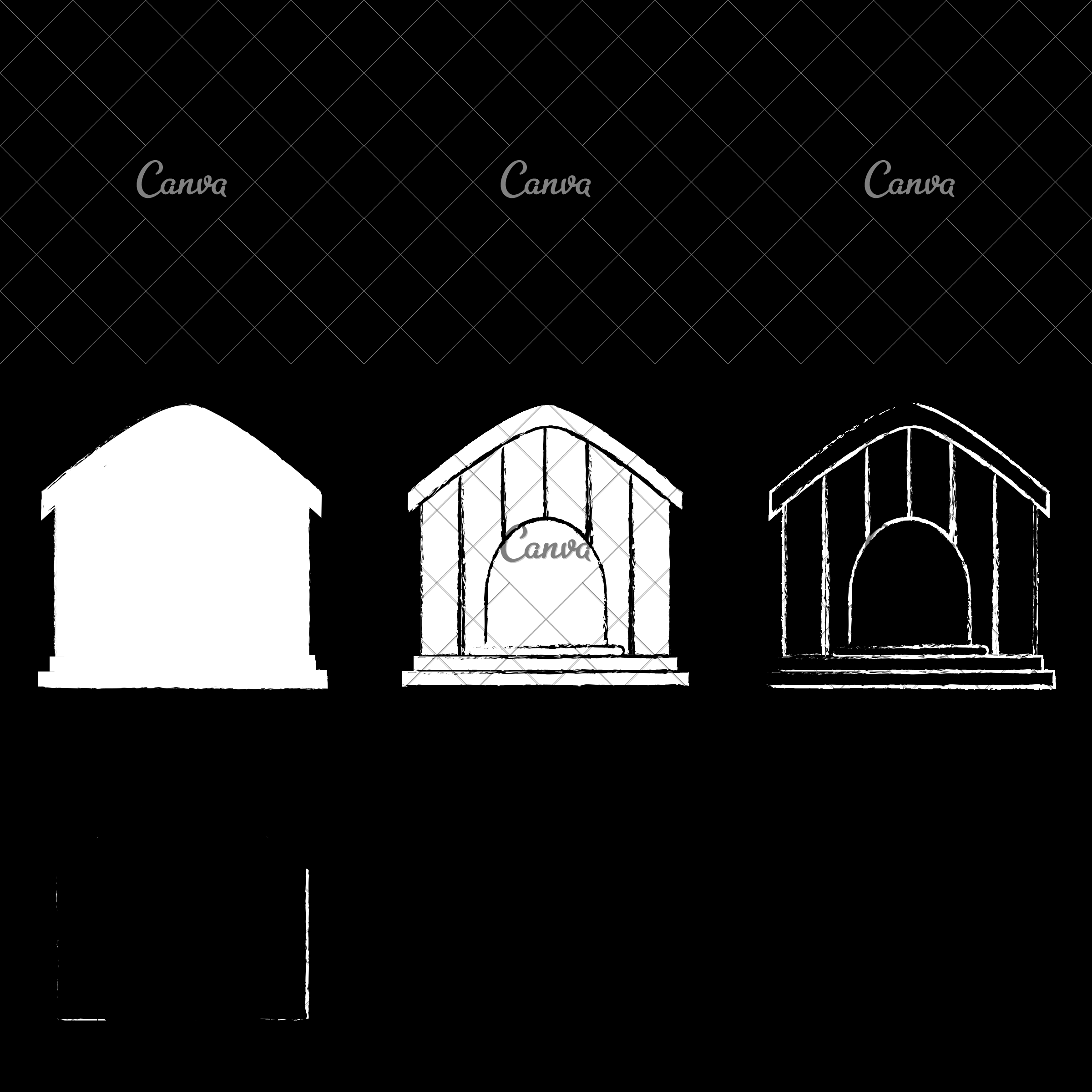 2400x2400 Dog House Sketch - Dog House Sketch