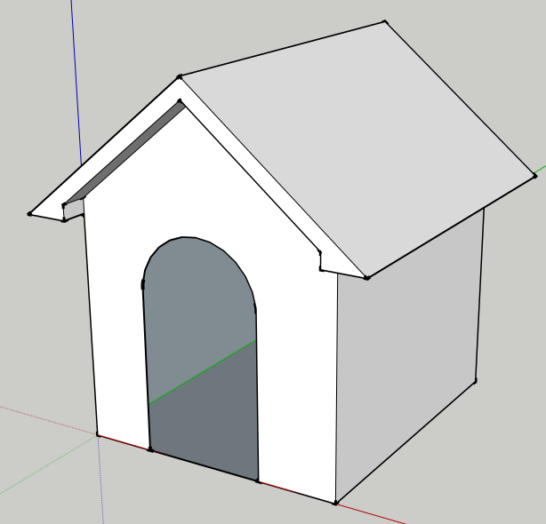 614x590 Going 3d - Dog Kennel Sketch