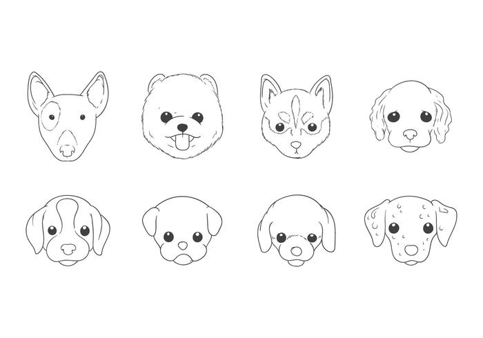 700x490 Free Dog Vectors Vecteezy - Dog Outline Sketch