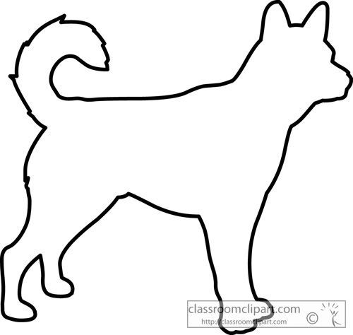 500x474 Pin By Nursing Is The Goal On I Love My Dogs Dog - Dog Outline Sketch