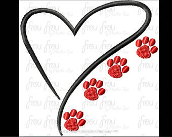 340x270 Dog Paw Sketch Etsy - Dog Paw Sketch