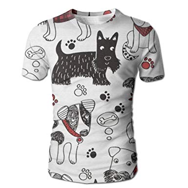 385x385 Zhongxiaostyle Cute Dog Paw Print Sketch Full All Over - Dog Paw Sketch